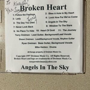 Angels In The Sky CD